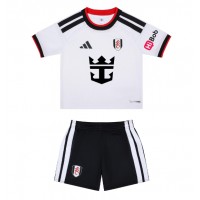 Stroje piłkarskie Fulham Koszulka Podstawowej dla dzieci 2026-27 Krótki Rękaw (+ szorty)